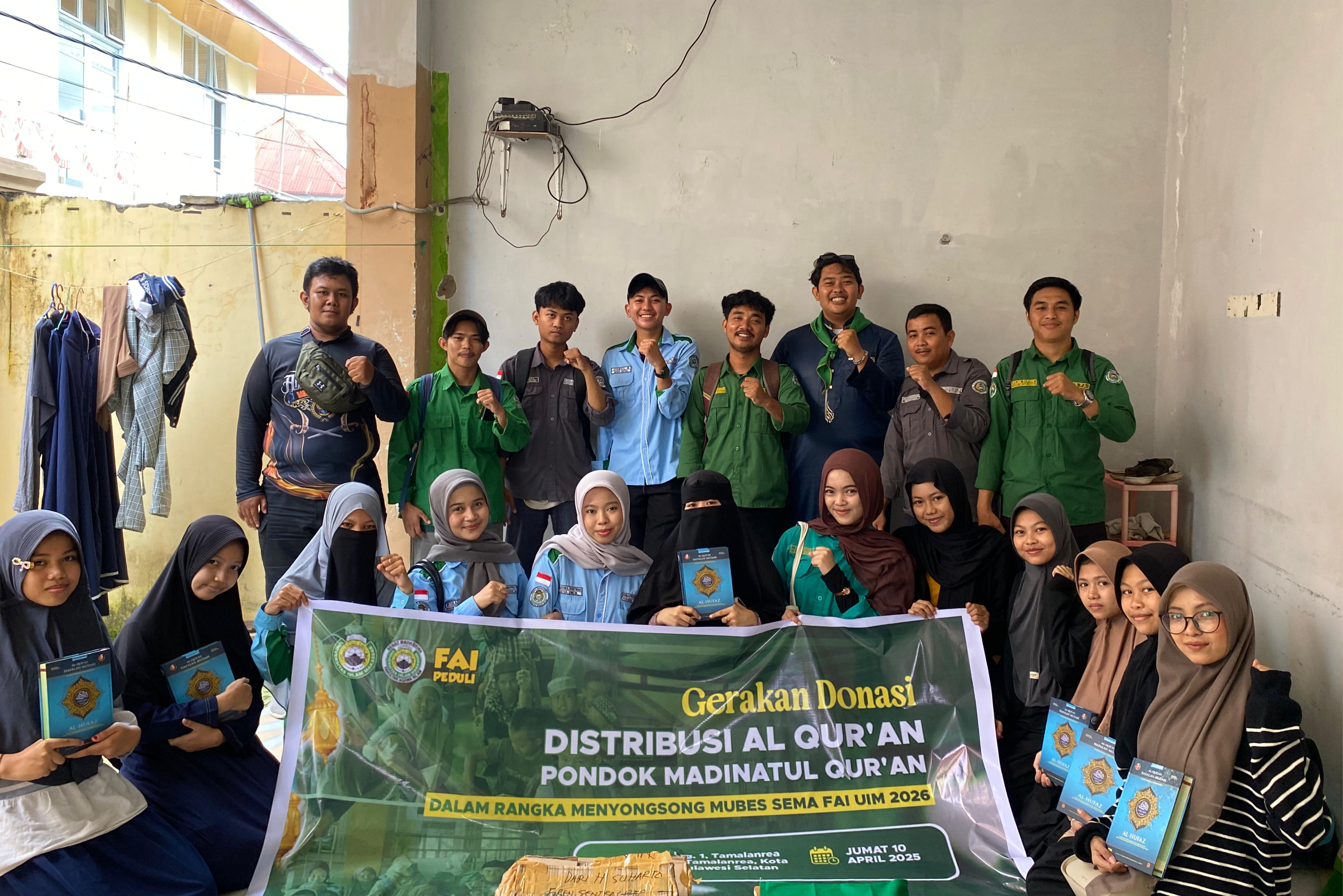 SEMA FAI UIM Gelar Bakti Sosial Menjelang MUBES 2026