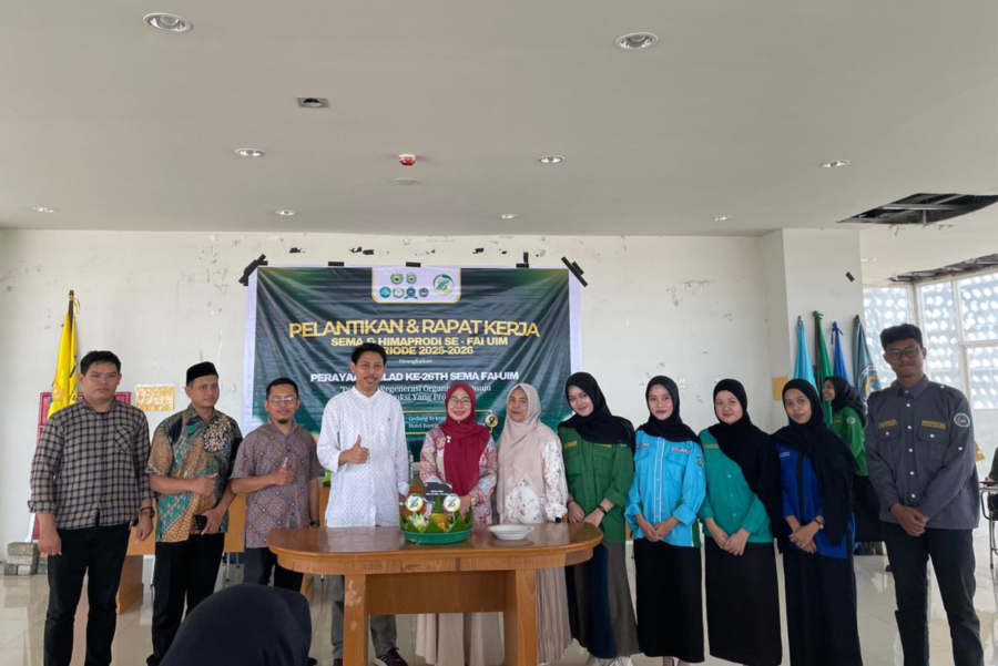 Resmi Dilantik Pengurus Baru Organisasi Mahasiswa FAI UIM