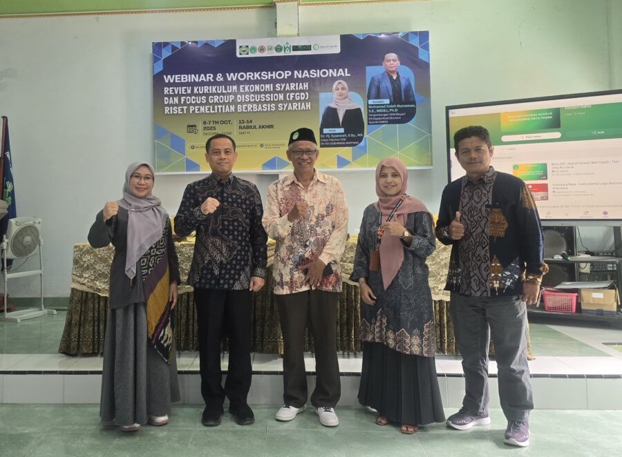 Tingkatkan SDM: Ketua Prodi Ekonomi Syariah Ikut Workshop
