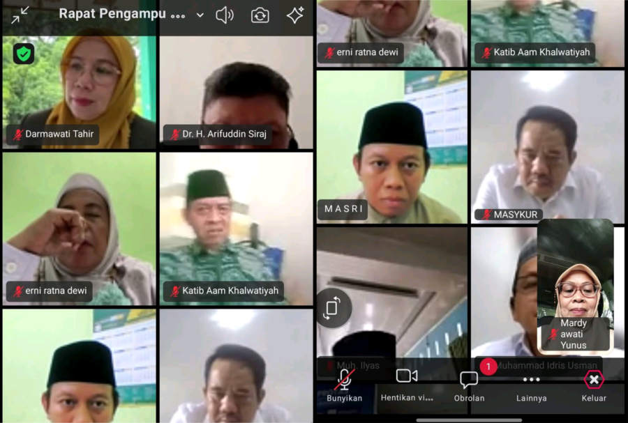 Prodi MPI UIM Gelar Rapat Daring Bahas Persiapan Kuliah Mahasiswa Jalur RPL