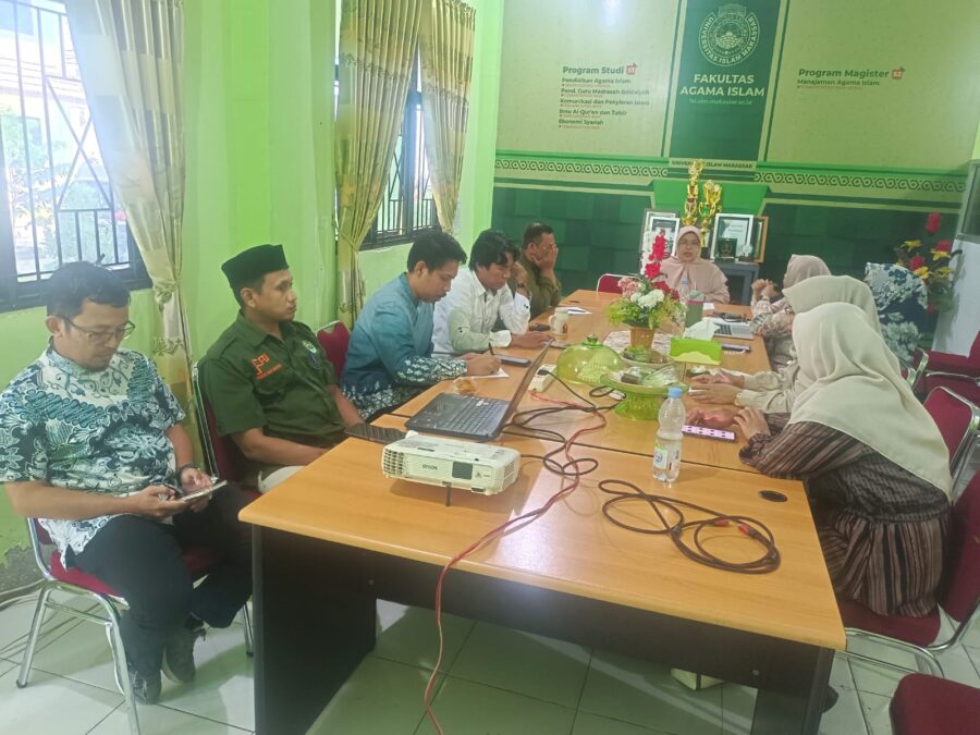 Tim Borang PGMI FAI UIM Gelar Evaluasi Kemajuan Tugas Kerja