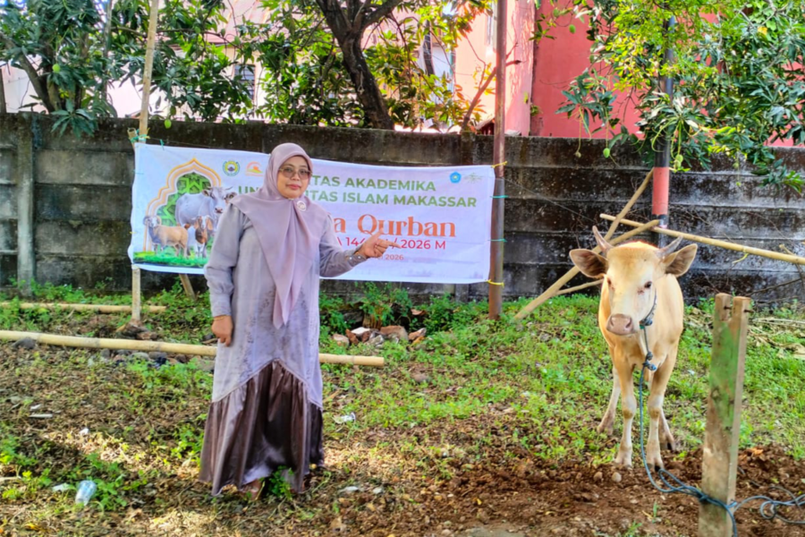 Momen Idul Adha, Dekan FAI UIM Bersamai Kegiatan Qurban di Kampus