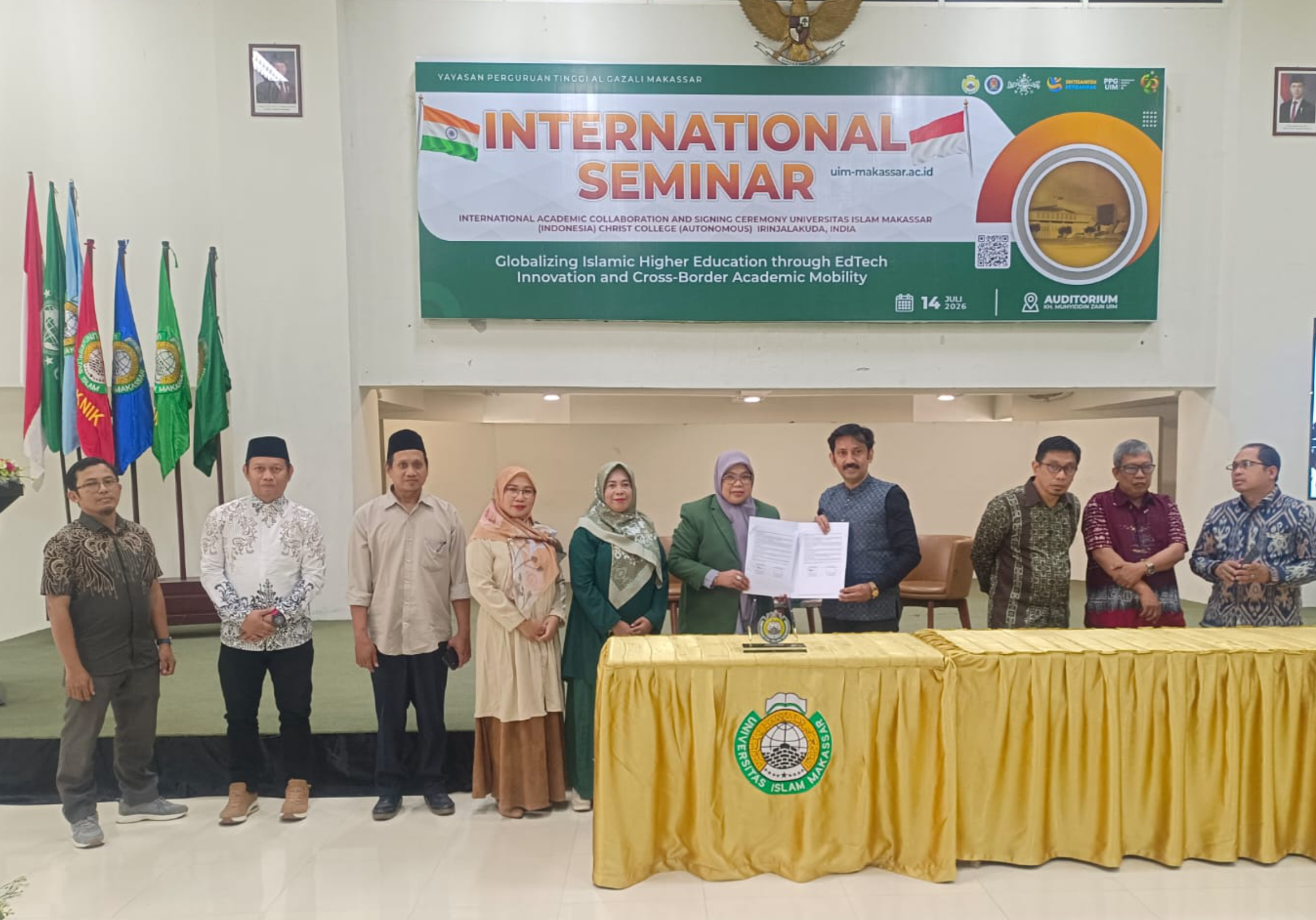 FAI UIM dan Christ College India Resmi Jalin Kemitraan Strategis