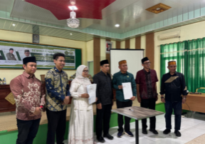 Dekan FAI UIM MOA dengan Kemenag Sidenreng Rappang